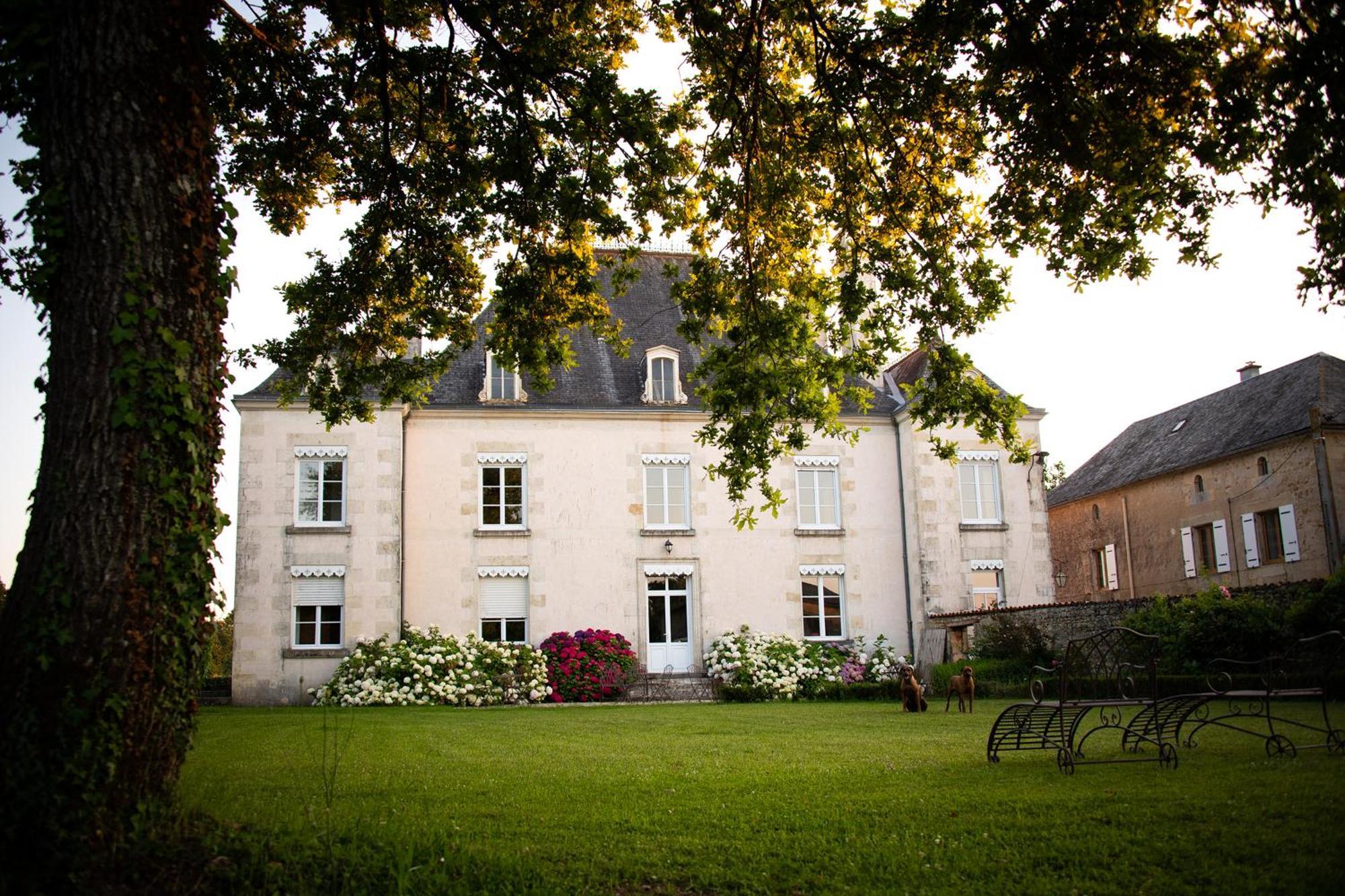 Domaine De La Briouse Bed & Breakfast Sanxay Exterior photo